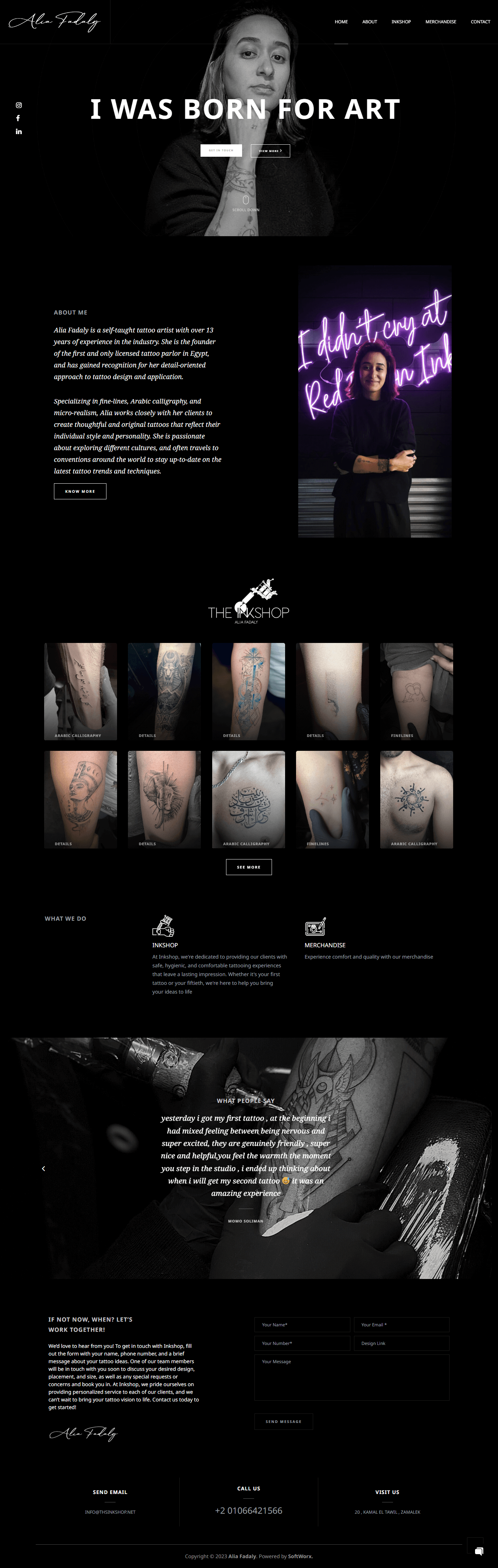 Artsy - Tattoo Studio Elementor Template Kit by Arrow-Theme | ThemeForest